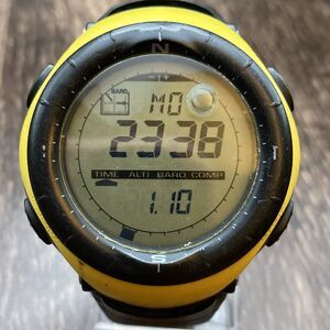 Suunto Vector Yellow Watch New Battery Lots Of Features Alt, Baro, Compass, Time